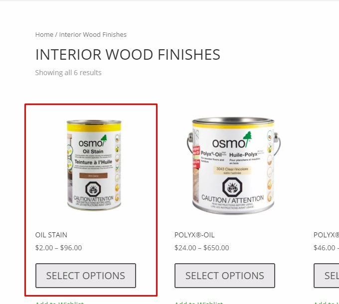 Osmo Oil Based Wood Stains