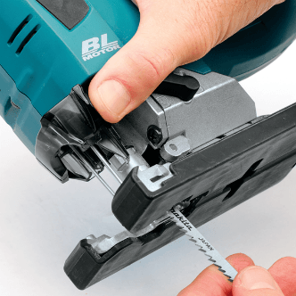 Tool-Less Blade Change Mechanism On A Cordless Makita Jigsaw