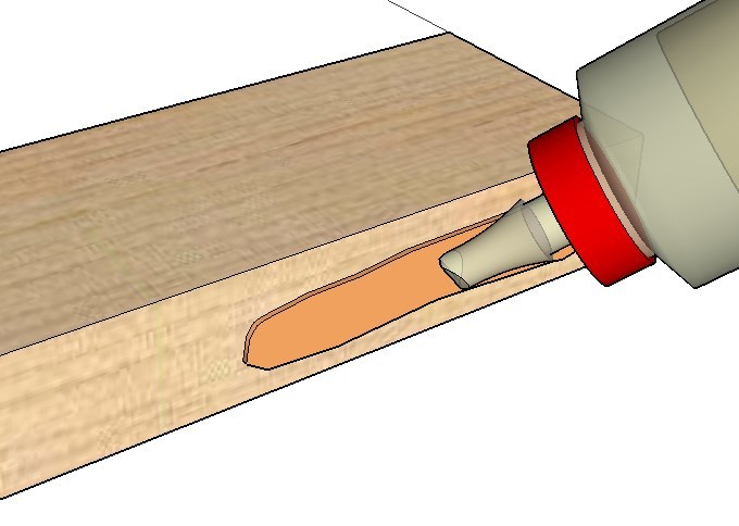 Applying Wood Glue To Joints