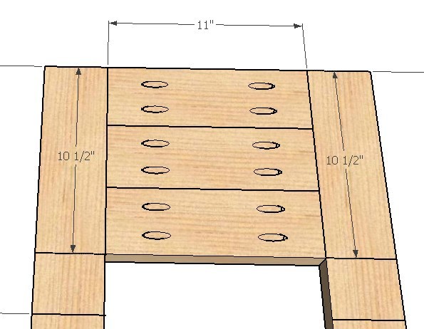Combined Board Width Info Box For Rustic Bar Stool