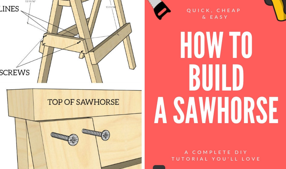 How To Build Sawhorses | Quick, Strong And Cheap!