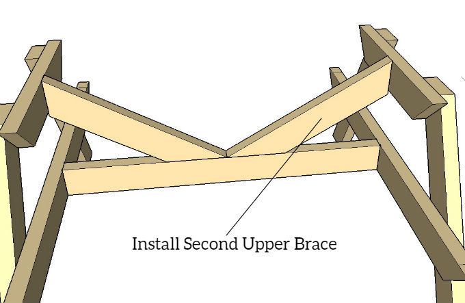 Install Other Upper Brace The Same Way