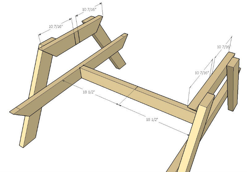 How To Build A Kids Picnic Table | Step By Step