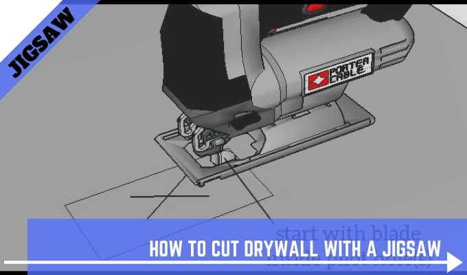How To Cut Drywall With A Jigsaw Easy Tutorial - Using A Rotozip To Cut Drywall