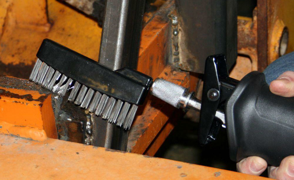 Stainless Steel Brush Attachment For Sawzall